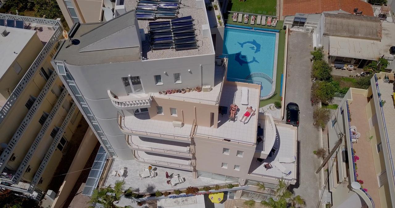 Christina Beach Hotel Ханья Экстерьер фото